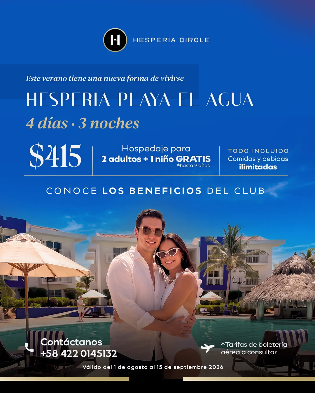 Hesperia Playa El Agua Fly Inn flyer